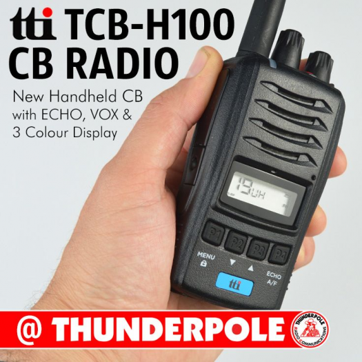 Tti Stazione Radio CB Portatile TCB-H100 Nero